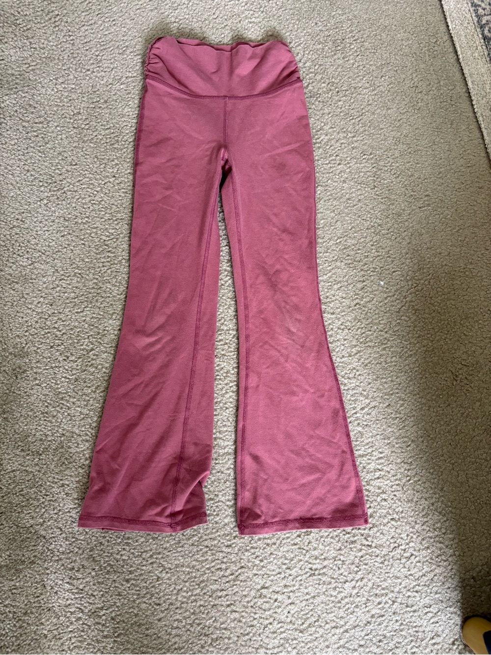 Old Navy Active Girls Mauve Flare Leggings